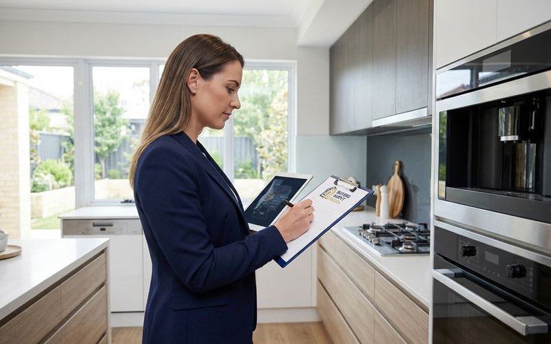 Property inspection for evaluation report